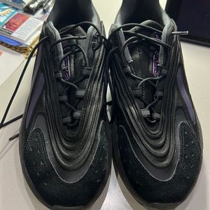 adidas ozelia core black collegiate purple, size 10 US mens, worn once